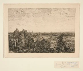 Vue de Paris (Utsikt över Paris)