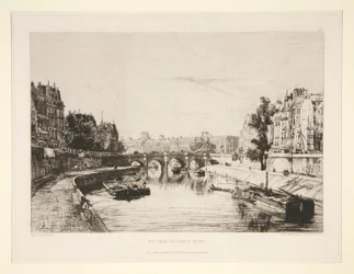 Vy tagen från Pont Saint-Michel