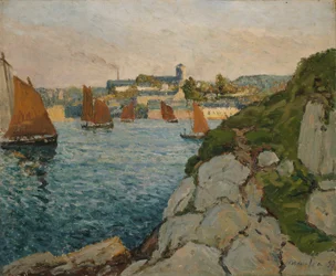 Douarnenez i solsken