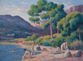 Badande i Saint-Tropez