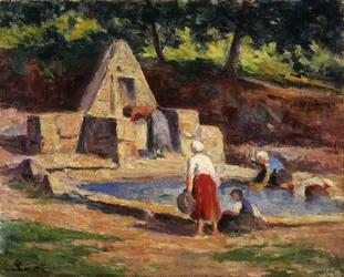 Tvättbiträden, Kermouster; Kermouster, Les Lavandieres, 1914-1915