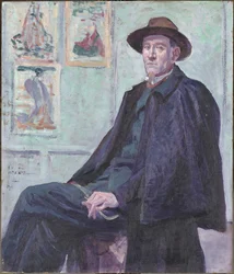 Porträtt av Felix Fénéon, 1901.