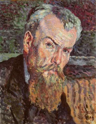 Porträtt av Henri Edmond Cross (1856-1910) 1898 (detalj) (se 140248)