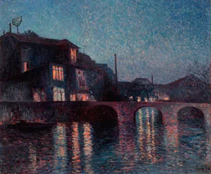 Floden Sambre i Charleroi