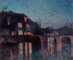 Floden Sambre i Charleroi