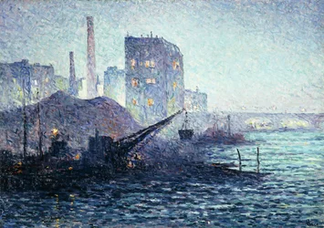 Themsen i London, ca 1893