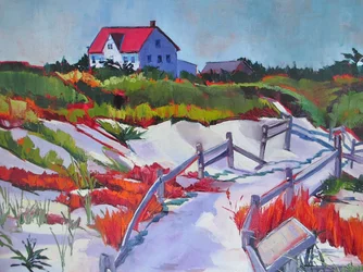 Stigen till Red Roof-stranden