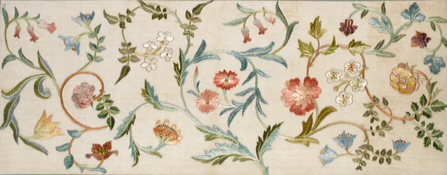 A Garden Piece, 1938 (broderi, ull & siden på linne)