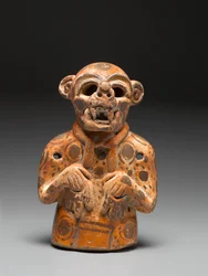 Effigy, c.400-500 (keramik och pigment)
