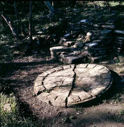 Markör på bollplanen, sen klassisk period (600-900 e.Kr.) (sten)
