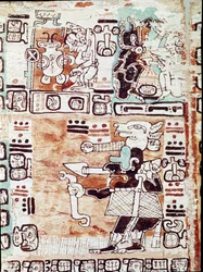 Madridkodexen eller Codex Tro-Cortesianus, behandlar horoskop och astrologiska tabeller, berättar om Hernán Cortés (1485-1547) i Spanien. Målade miniatyrer