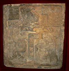 Yaxchilan överliggare 15 Maya art