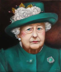 The Widow, 2022 (olja på duk)