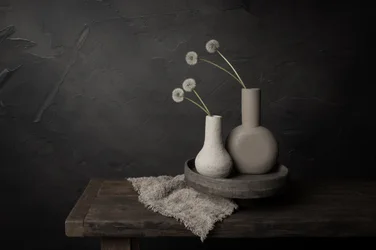 Minimalistiska blomvaser