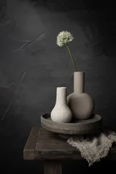 Still blomma och vaser