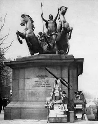 Westminster Bridge monument, London, 1926-1927.