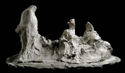 Samtal i en trädgård, skulptur av Medardo Rosso (1858-1928), Barzio, Museo Medardo Rosso