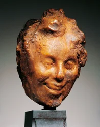 Rieuse (Den skrattande kvinnan), Medardo Rosso (1858-1928)