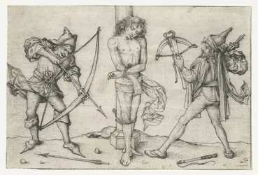 Saint Sebastian med bågskyttar