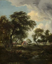 En gård i solljuset, 1668.