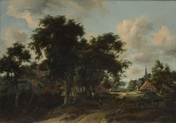 Ingång till en by, ca. 1665.