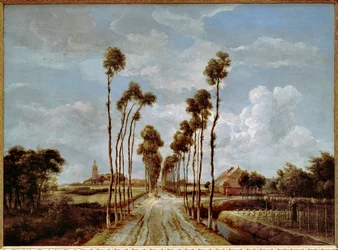 Allén vid Middelharnis (olja på duk)