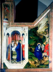 Presentationen vid templet och flykten till Egypten, 1394-1399