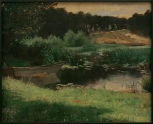 Silkeslen sjö i Mark Brandenburg
