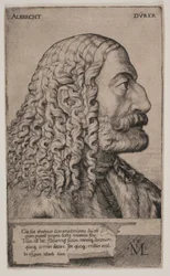 Porträtt av Albrecht Dürer