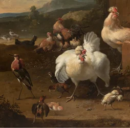 Detalj från Menageriet, c.1680