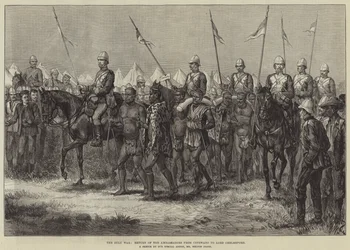 Zulukriget, ambassadörernas återkomst från Cetewayo till Lord Chelmsford
