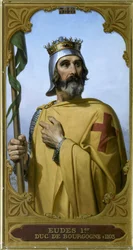 Hertig Odo I av Bourgogne 1060-1102, kallad Borel, 1843.