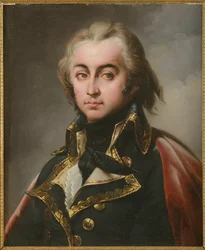 Jean-Baptiste (Jean Baptiste) Cyrus de Timbrune de Thiembronne, greve av Valence (1752-1822), av Blondel, Merry-Joseph (1781-1853). Olja på duk. Mått: 65x54cm. Privat samling