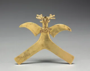 Fågelhänge, ca. 1000-1550 (gjutet guld)