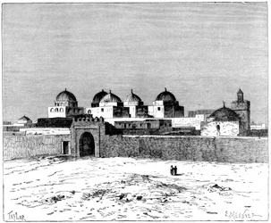Svärdens moské, Kairwan, c1890
