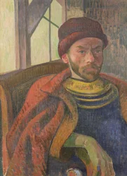 Självporträtt i bretonsk kostym, ca 1889