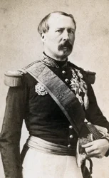 Porträtt av Marechal Patrice av Mac Mahon (eller Mac-Mahon) (1808-1893) Fotografi av Mayer och Pierson