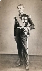 Porträtt av marechal Niel (1802-1869) Fotografi av Mayer och Pierson