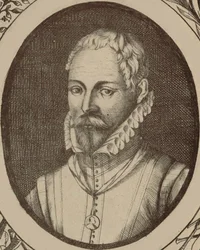 Porträtt av kompositören Roland de Lassus 1532-1594.
