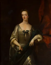 Porträtt av Charlotte Lady Myddelton (1679-1731), ca 1699-1731 (olja på duk)