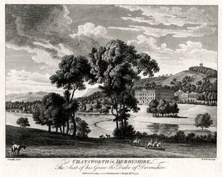 Chatsworth i Derbyshire, The Seat of his Grace the Duke of Devonshire, 1775