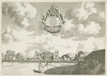 Bentley Hall: gravyr i kopparplåt, [1686] (tryck)