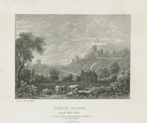 Dudley Castle: gravyr i kopparplåt, nd [1653-1686] (tryck)