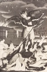 Illustration till John Miltons Paradise Lost, 1688.