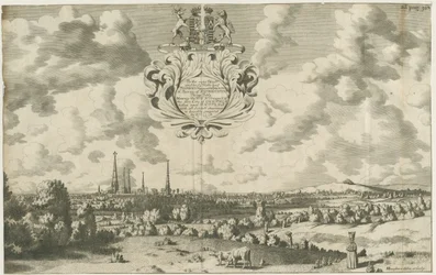 Lichfield - West North West Prospect: kopparplåtgravyr, nd [1653 - 1686]