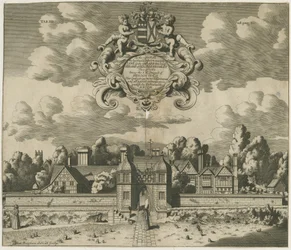 Sandon Hall: gravyr, nd [1653-1686] (tryck)
