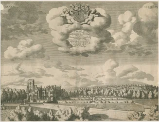 Trentham Hall: gravyr, nd [1686]
