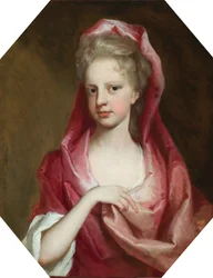 Porträtt av Lady Anne Seymour, markisinnan av Carmarthen (olja på duk)