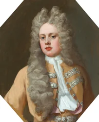 Porträtt av Peregrine Hyde Osborne, markis av Carmarthen, senare 3:e hertig av Leeds (olja på duk)