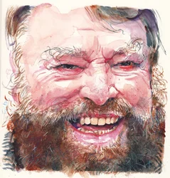 Brian Blessed (akvarell)